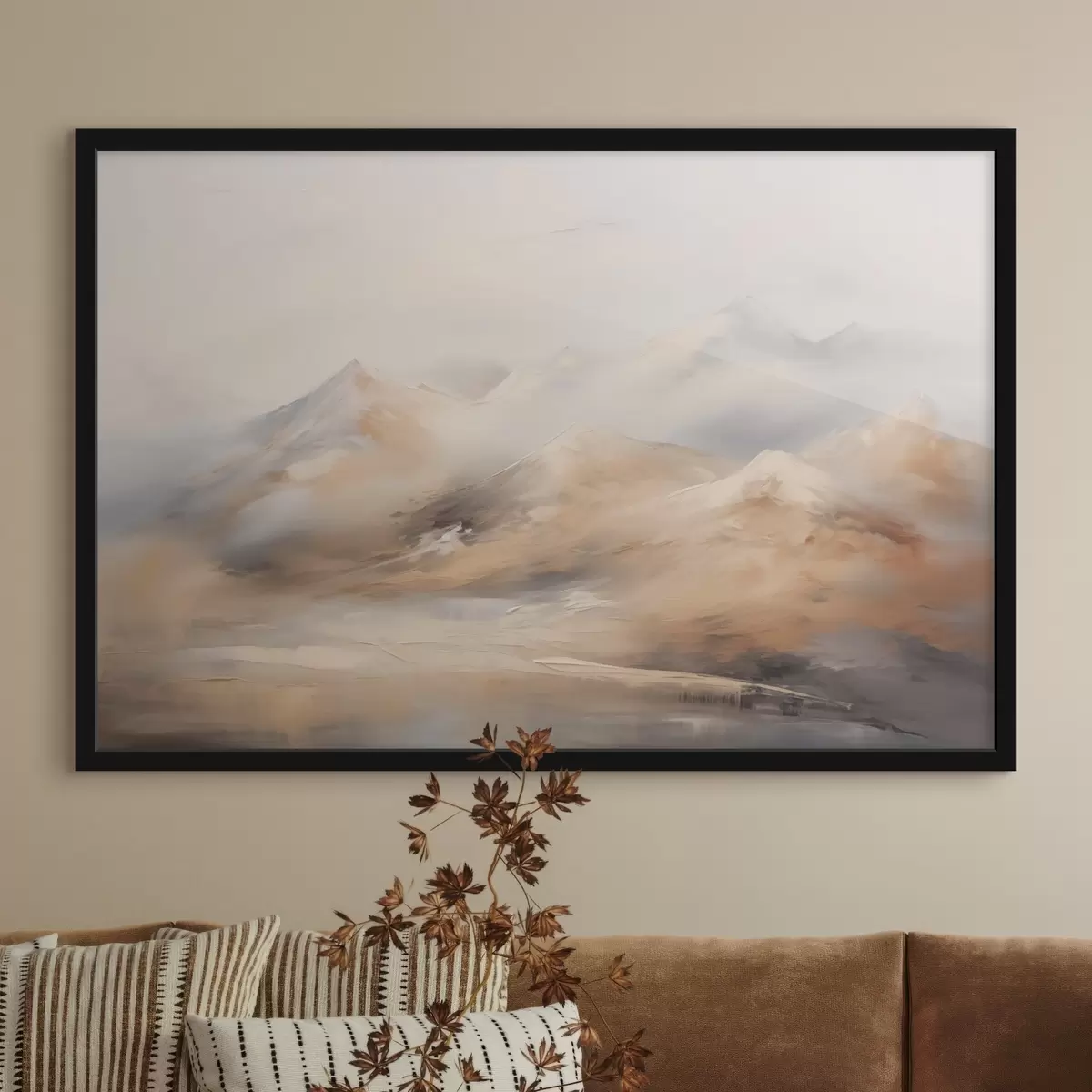 Plakāts Kalnu imitācijas glezniecība f44125