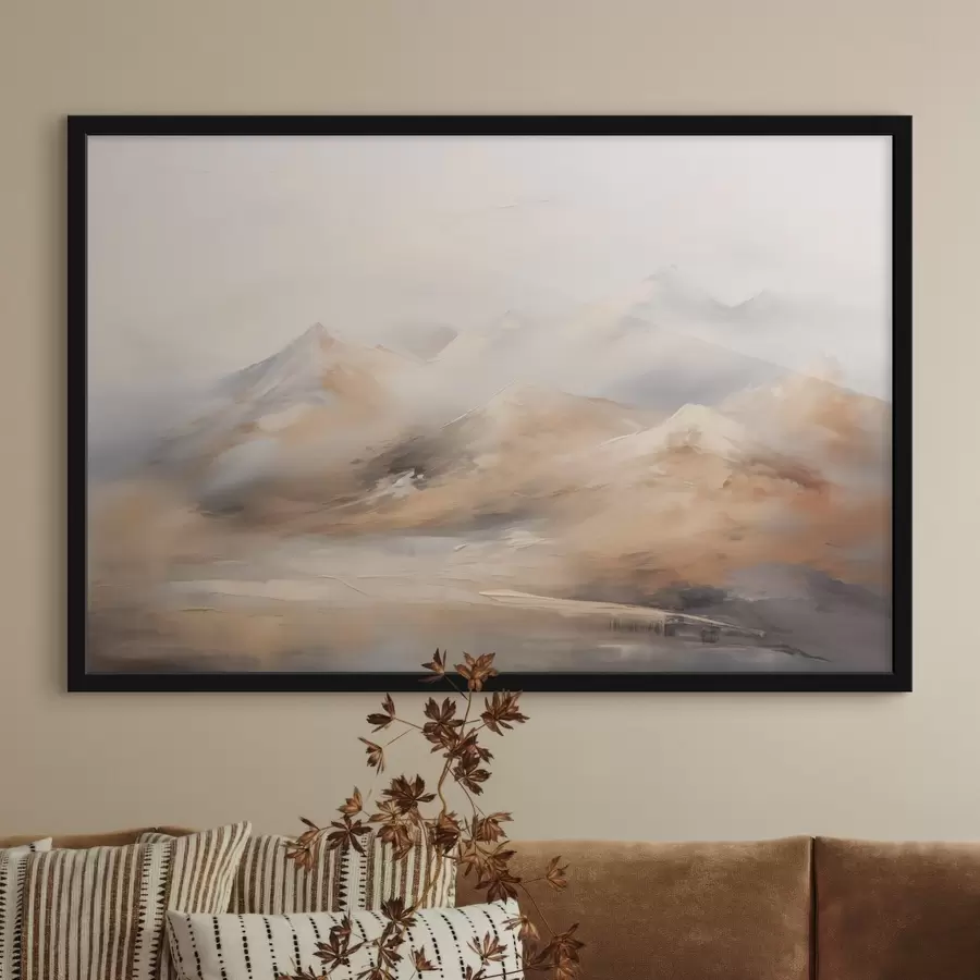 Fototapetes Kalnu imitācijas glezniecība f44125