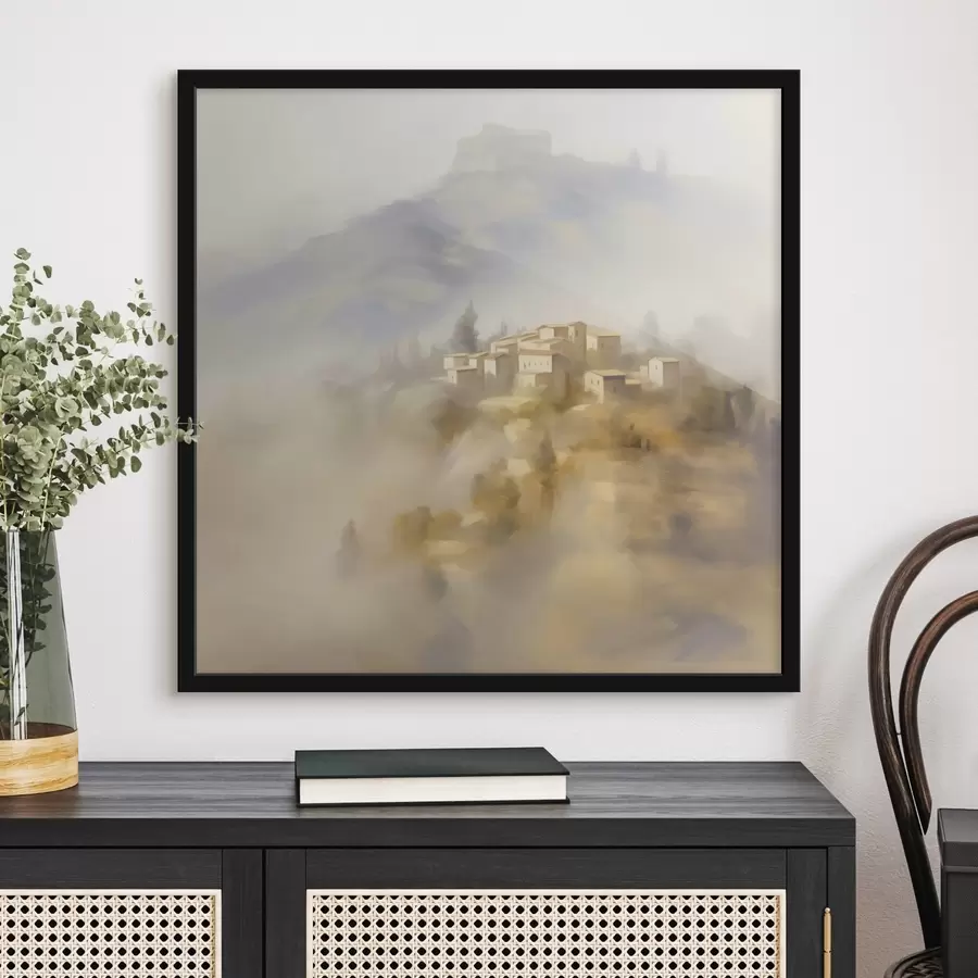 Fototapetes Ciemats uz kalnu fona f44127