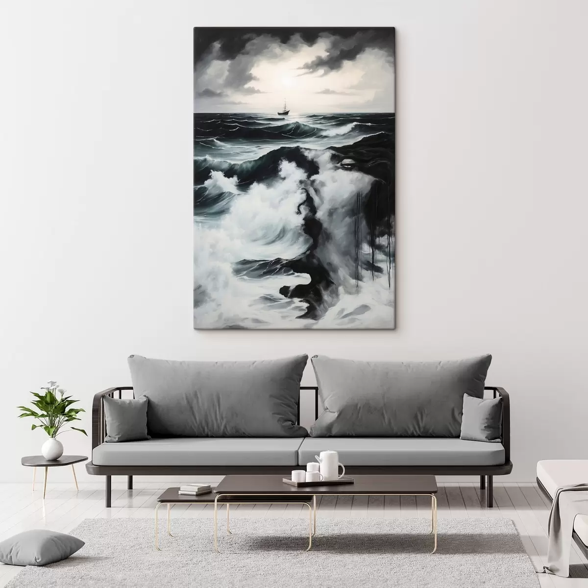 Glezna Vētraina jūra s44071