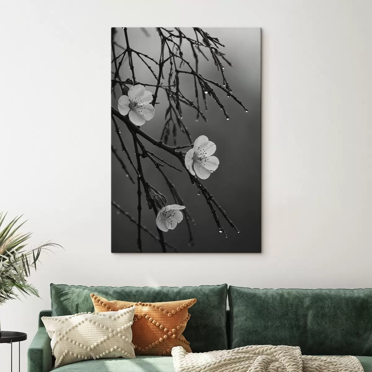 Glezna Ziedi uz zariem pēc lietus s44098