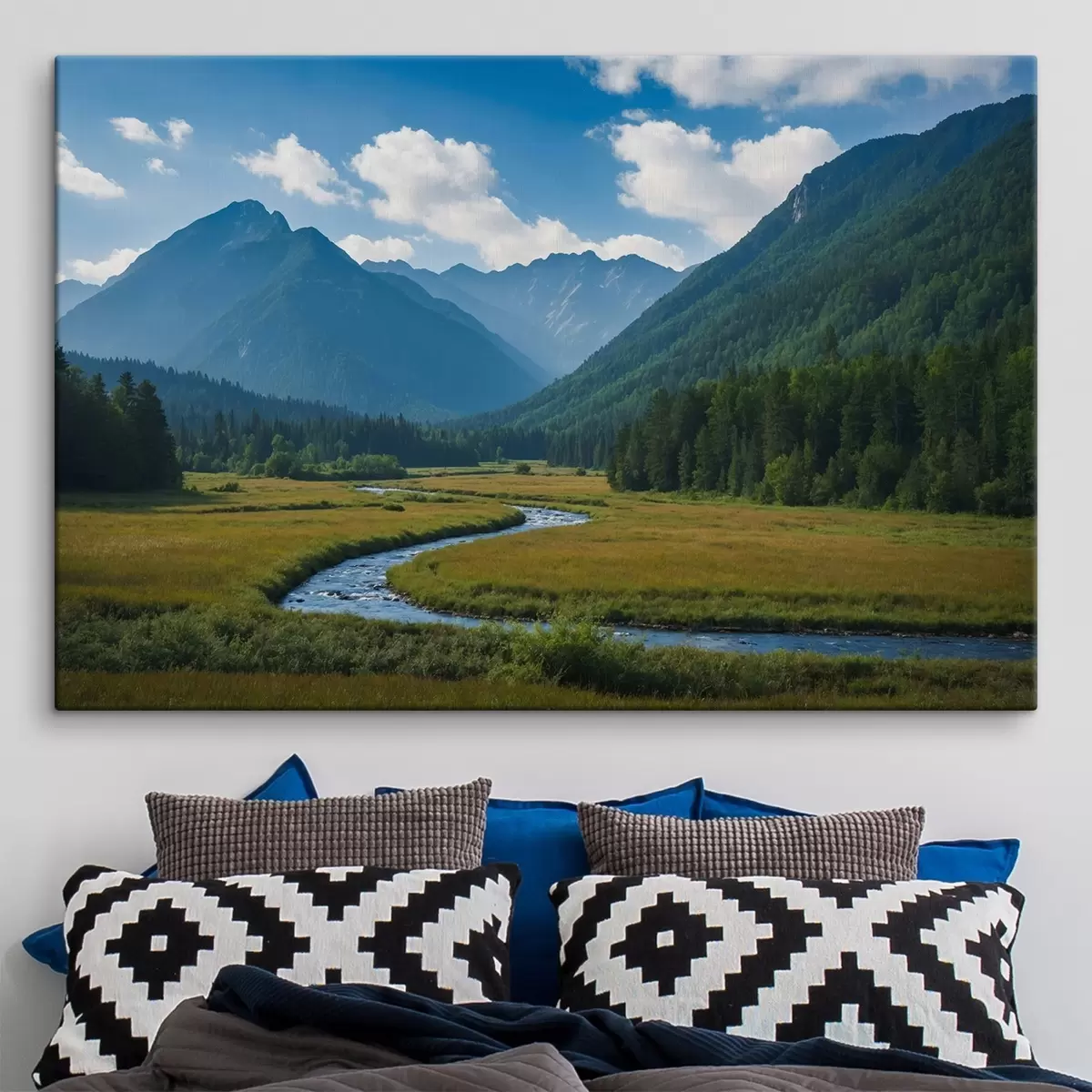 Glezna Straume no kalniem s44099