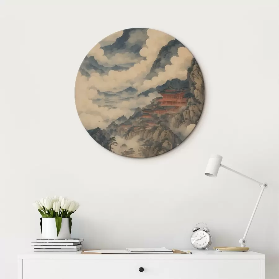 Fototapetes Ķīniešu pils kalnos r44058