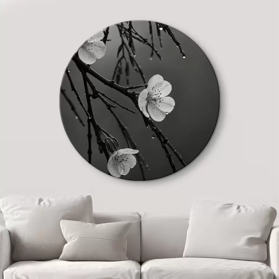 Glezna Ziedi uz zariem pēc lietus r44098