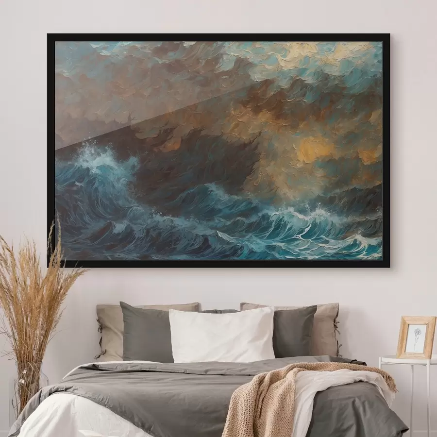 Fototapetes Jūras vētra f44086