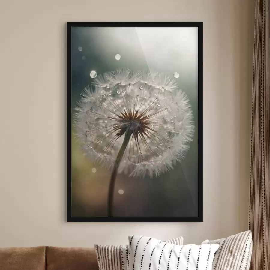 Glezna Pienene uz neskaidra fona f44097