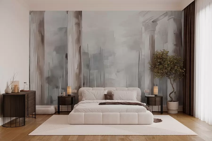 Fototapetes Abstraktas kolonnas glezniecības imitācija w03844v1