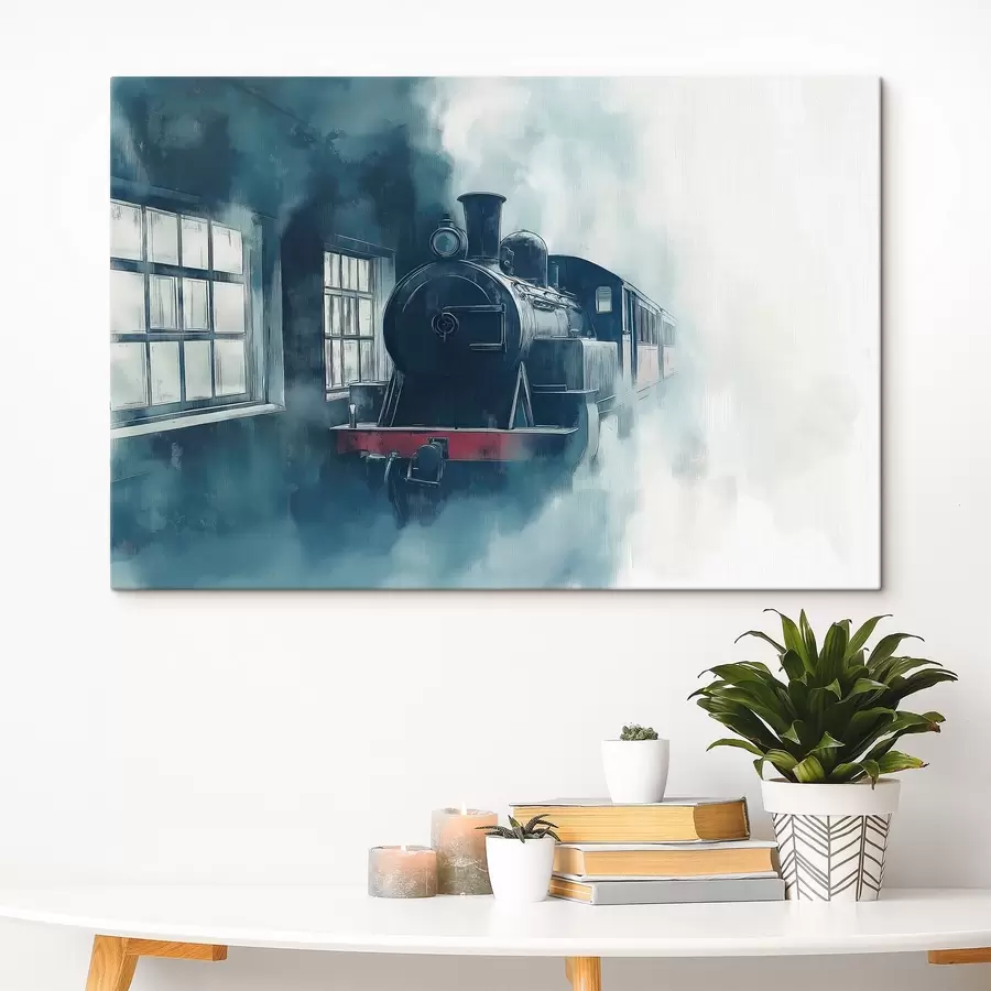 Glezna Vintage vilciens s44178