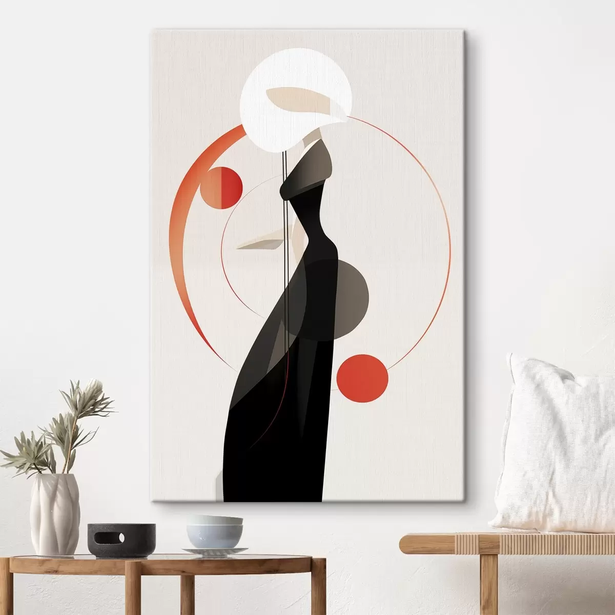 Glezna Siluets gaismas dejā s44208