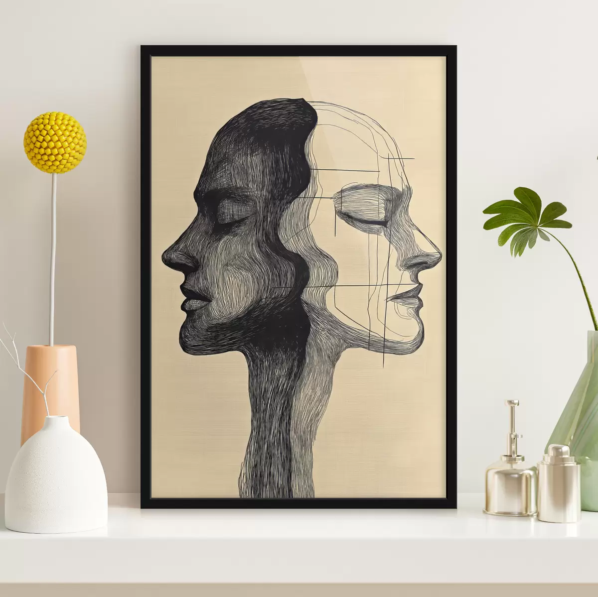 Plakāts Ziemeļblāzma virs kalniem f44175