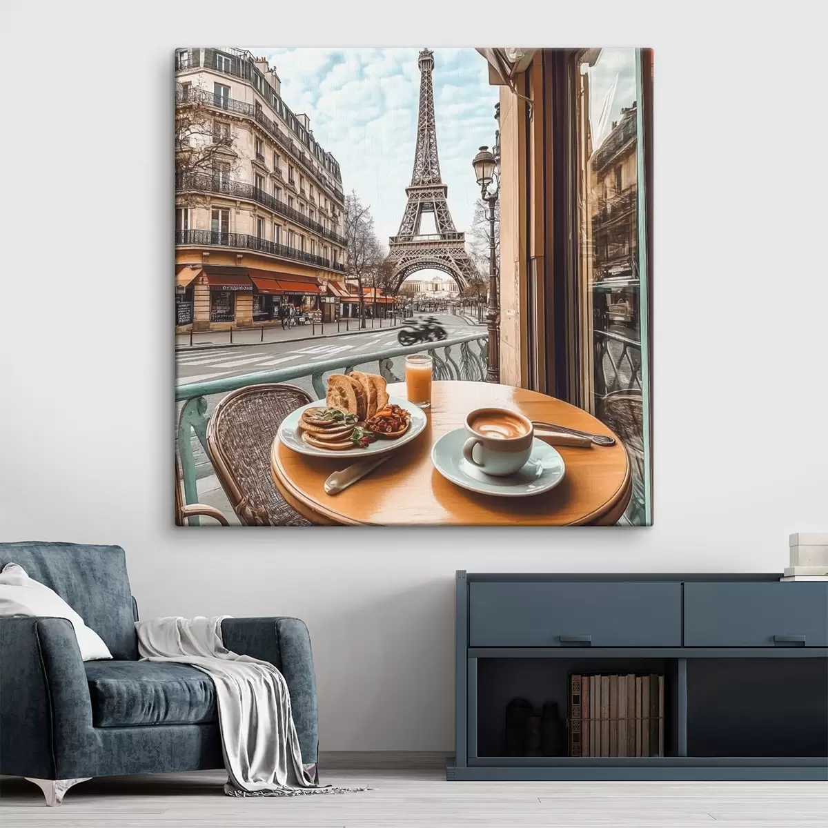 Glezna Skats uz Eifeļa torni s44225