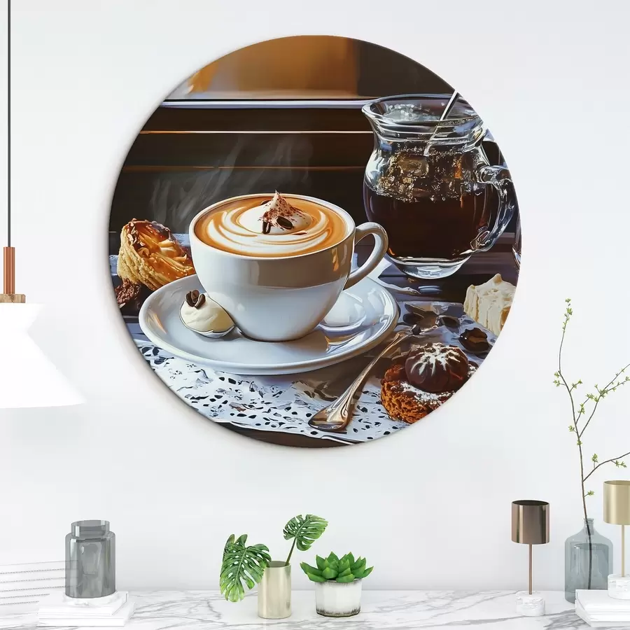 Glezna Kafija uz galda r44229