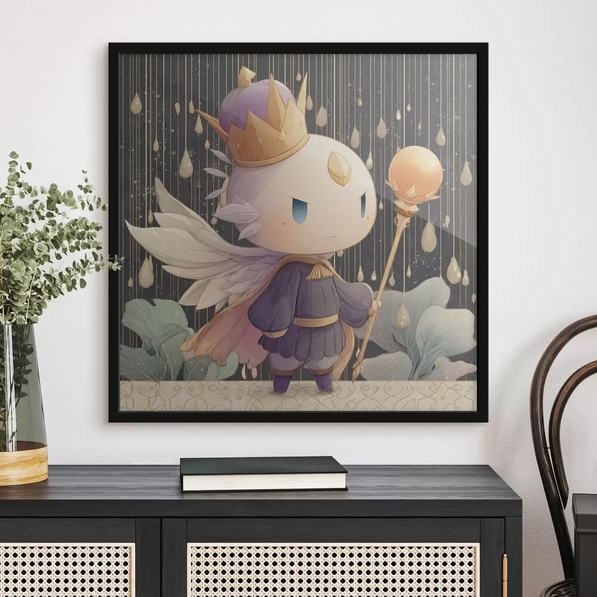 Plakāts Noslēpumainais karalis zem lietus f44244