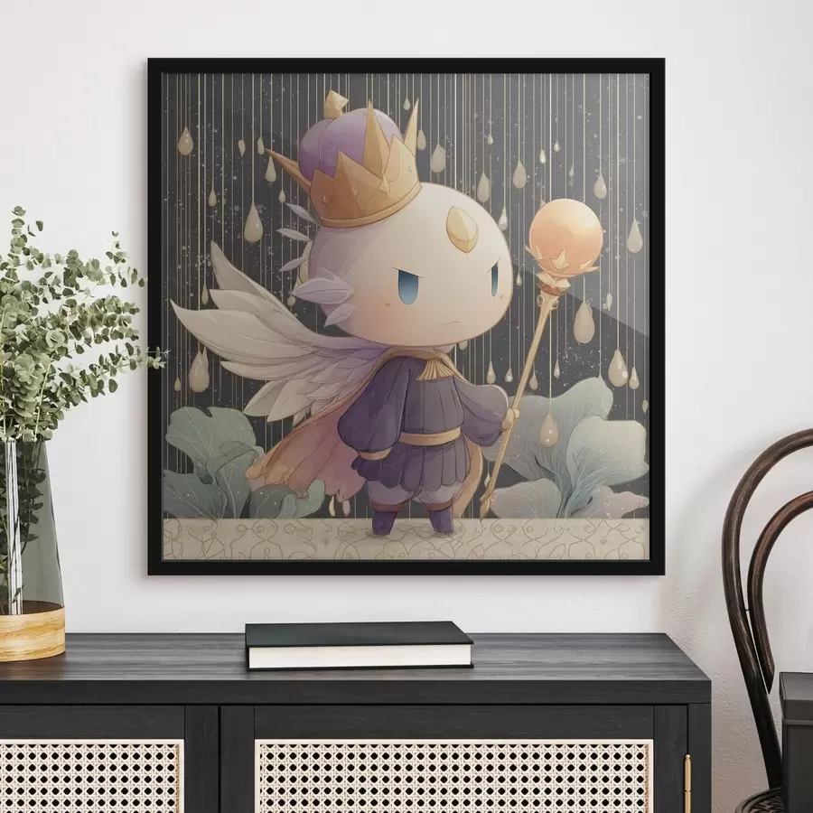 Fototapetes Noslēpumainais karalis zem lietus f44244