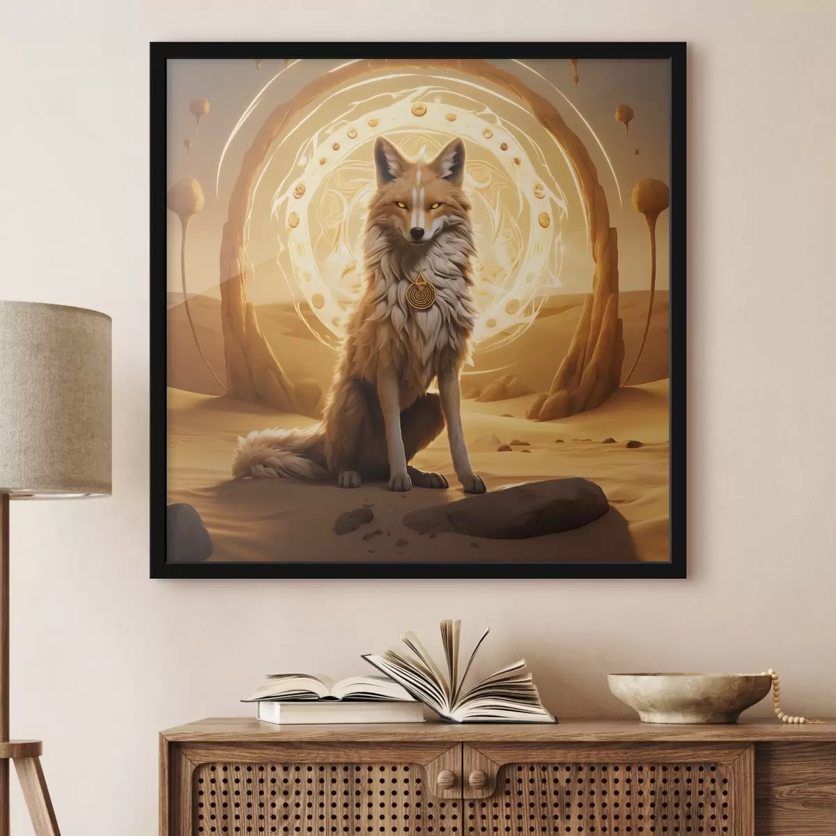 Plakāts Mistiskā lapsa tuksneša mirdzumā f44246