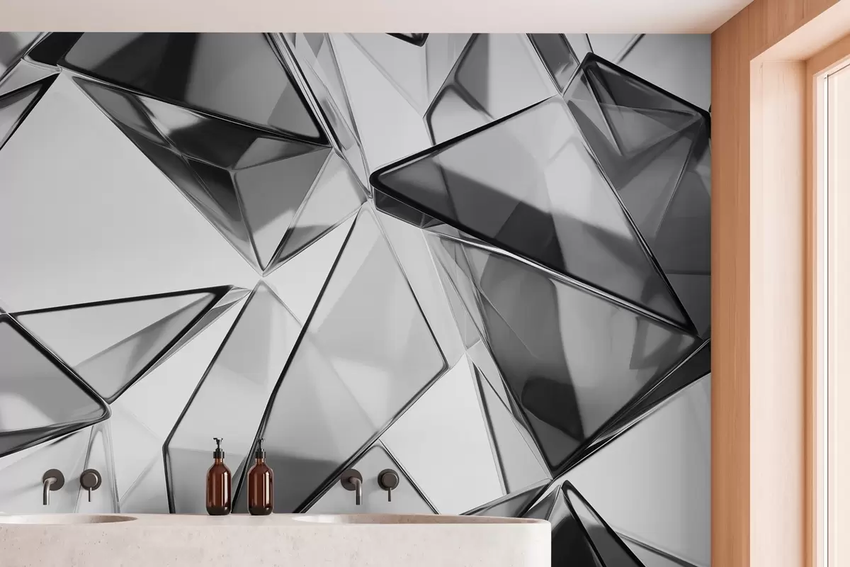 Fototapetes Prizmatiskā abstrakcija w03903