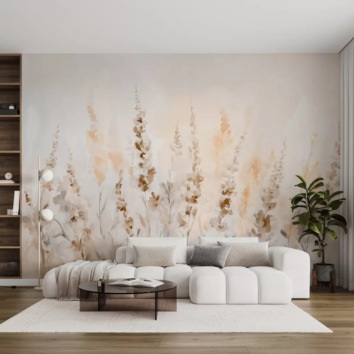 Fototapetes Vintage lavandas lauks w09069v2