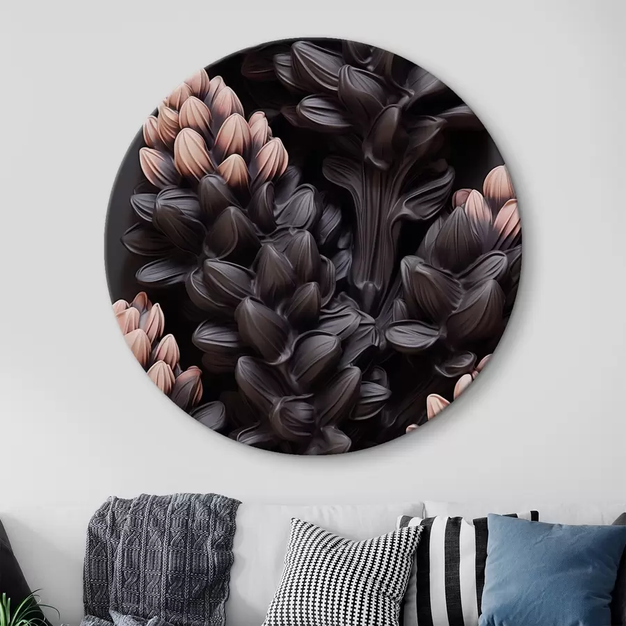 Glezna Tumši ziedi r44296