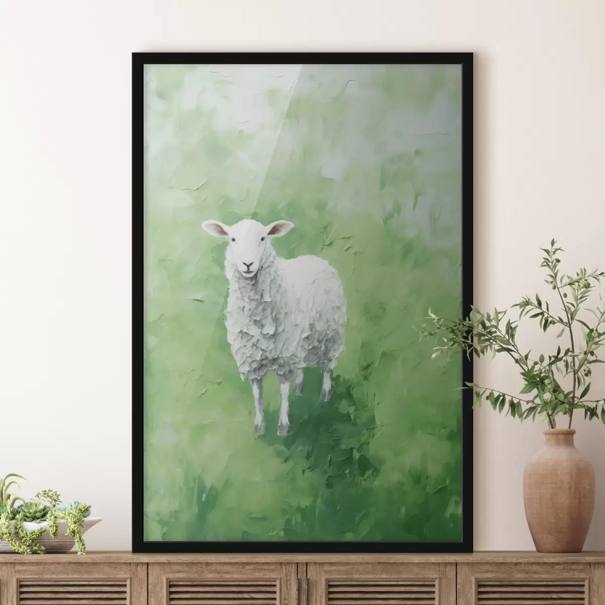 Plakāts Aitas uz lauka f44284