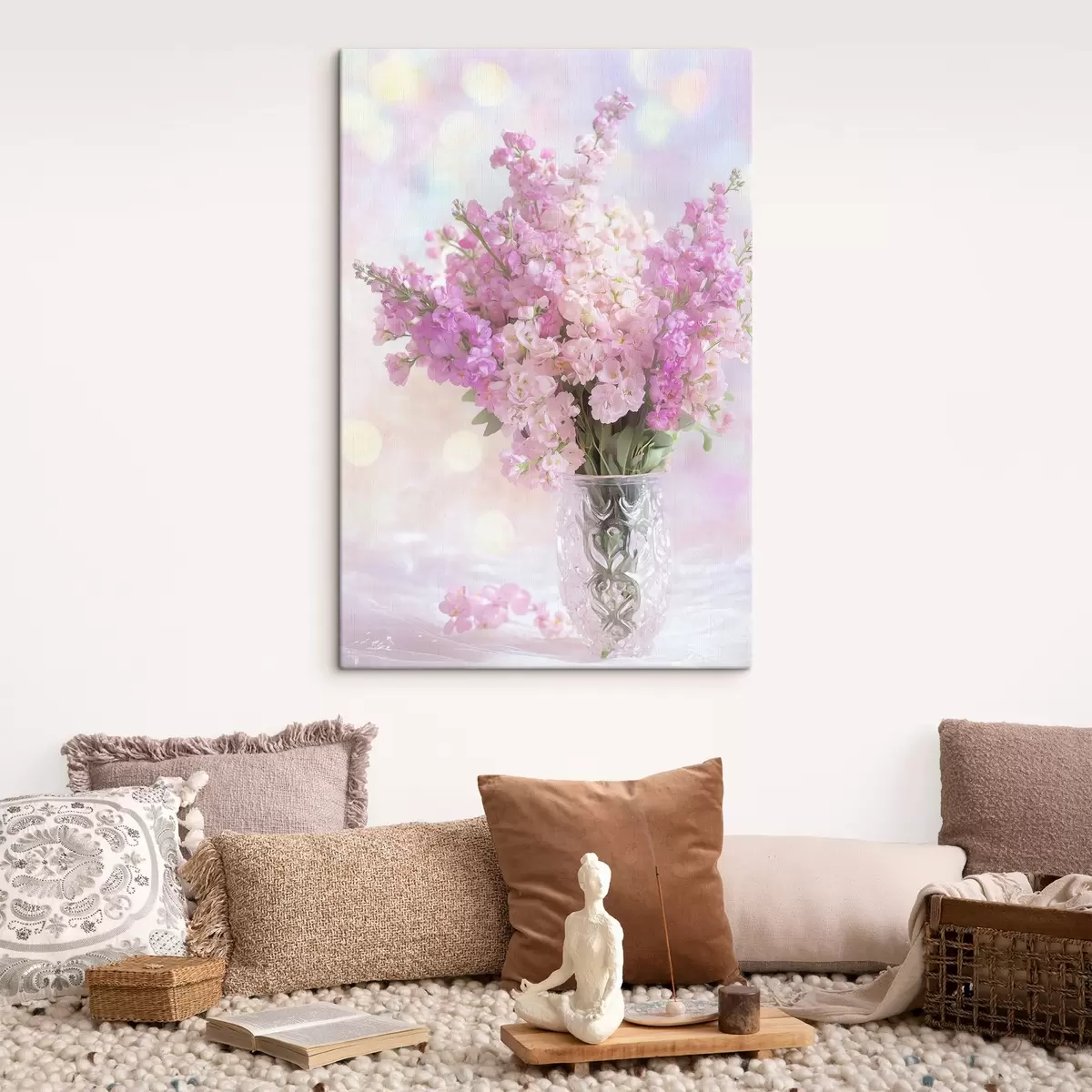 Glezna Rozā pušķis vāzē s44315