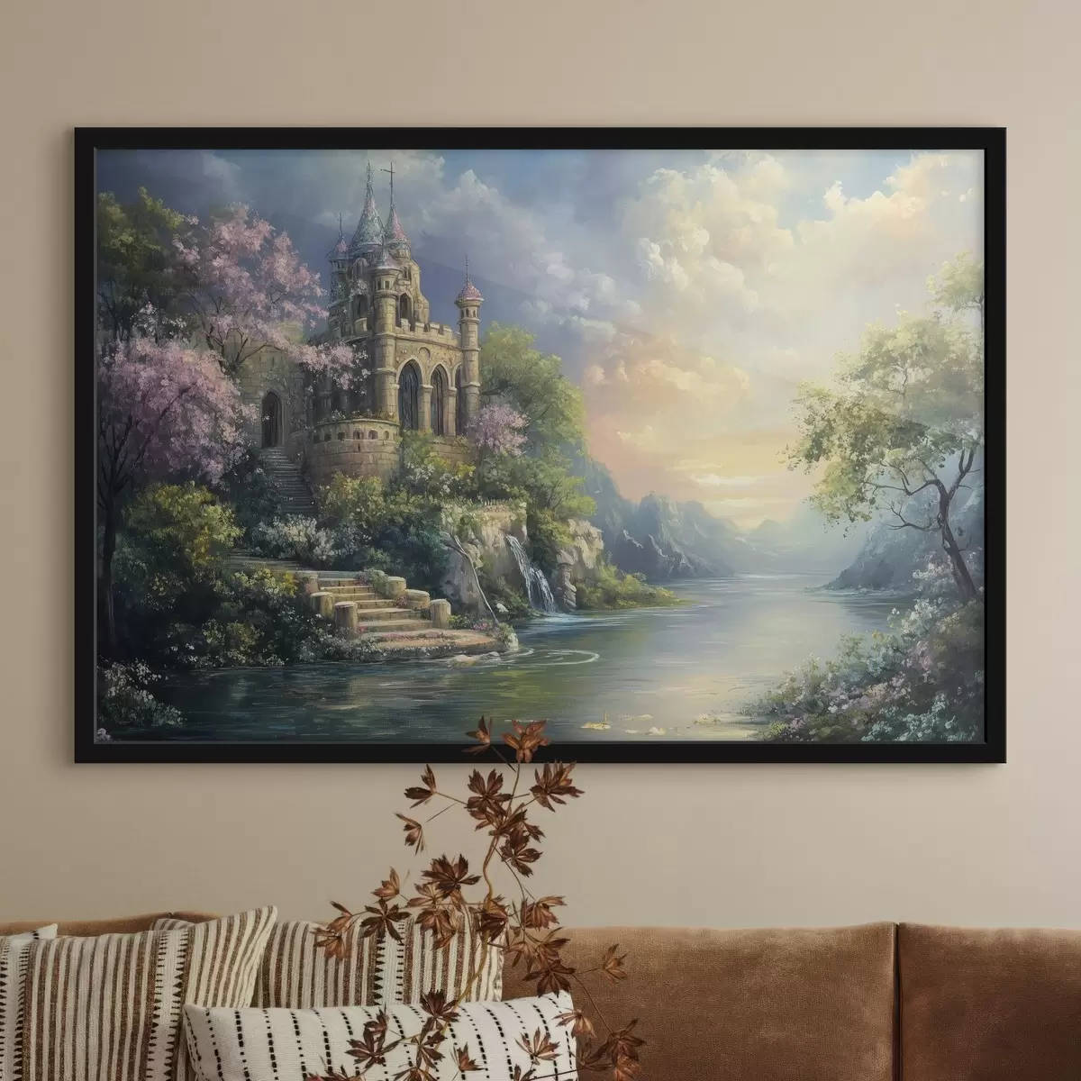 Plakāts Pils ezera krastā f44329