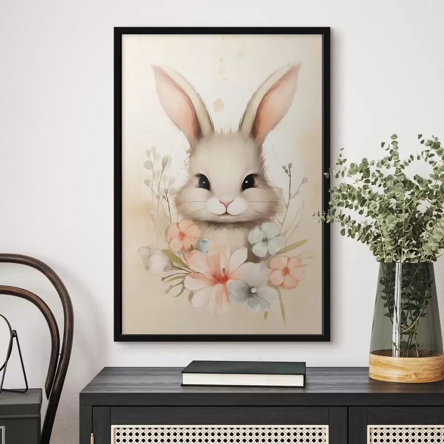 Fototapetes Pysanka uz smalka zila fona f44385