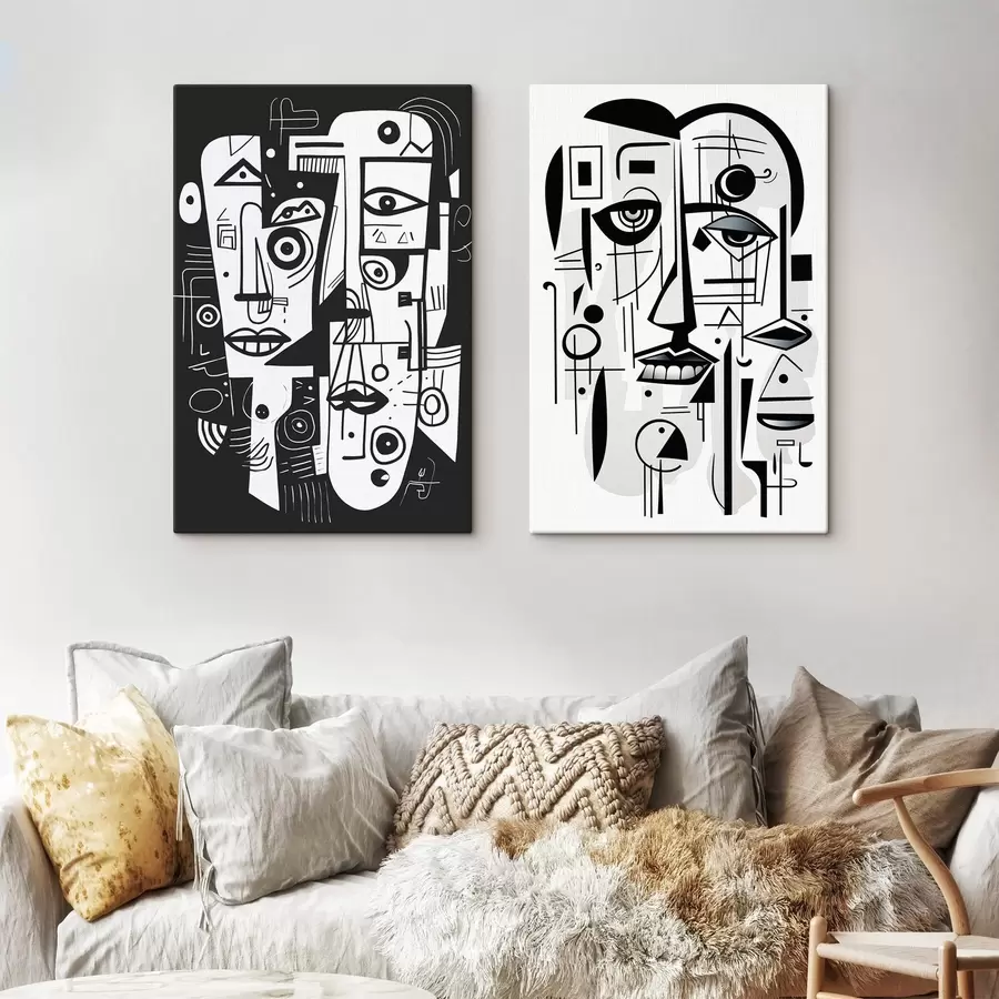 Glezna Abstraktas sejas m00456