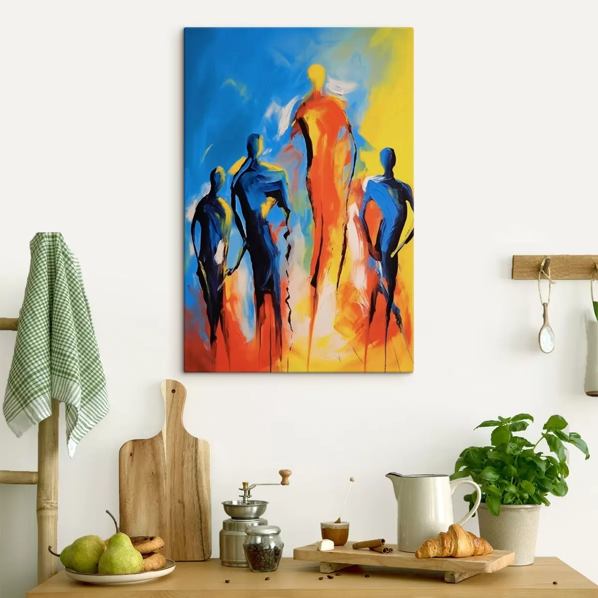 Glezna Abstrakti cilvēki s44282