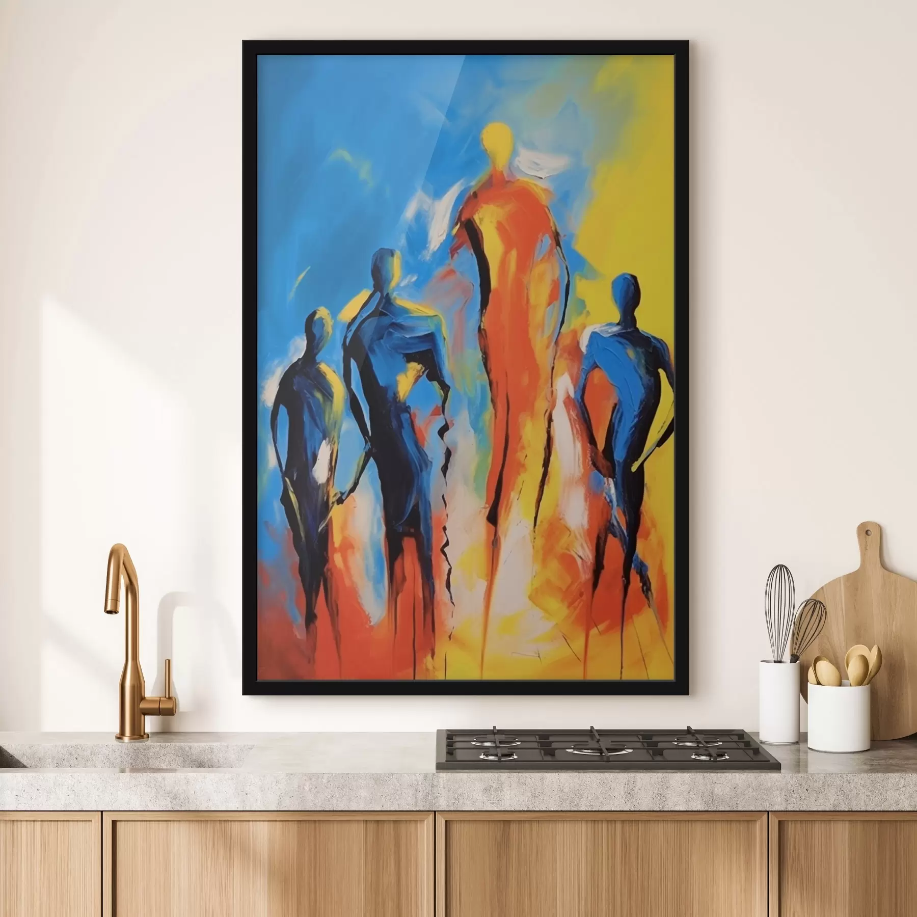 Glezna Abstrakti cilvēki f44282