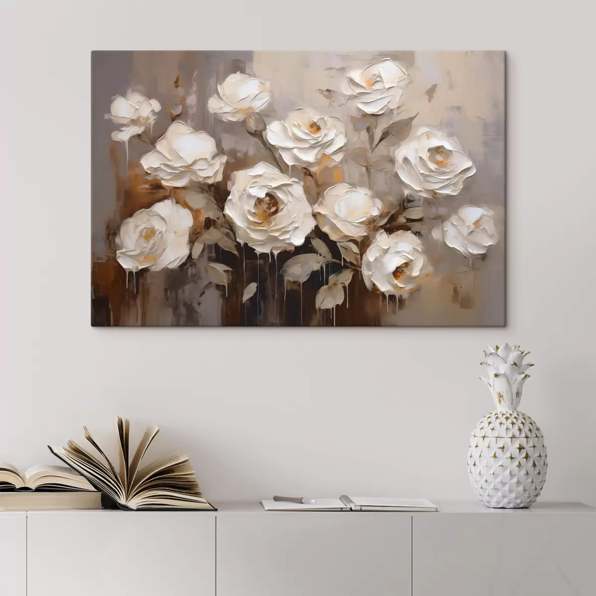 Glezna Abstrakts rožu pušķis s44364