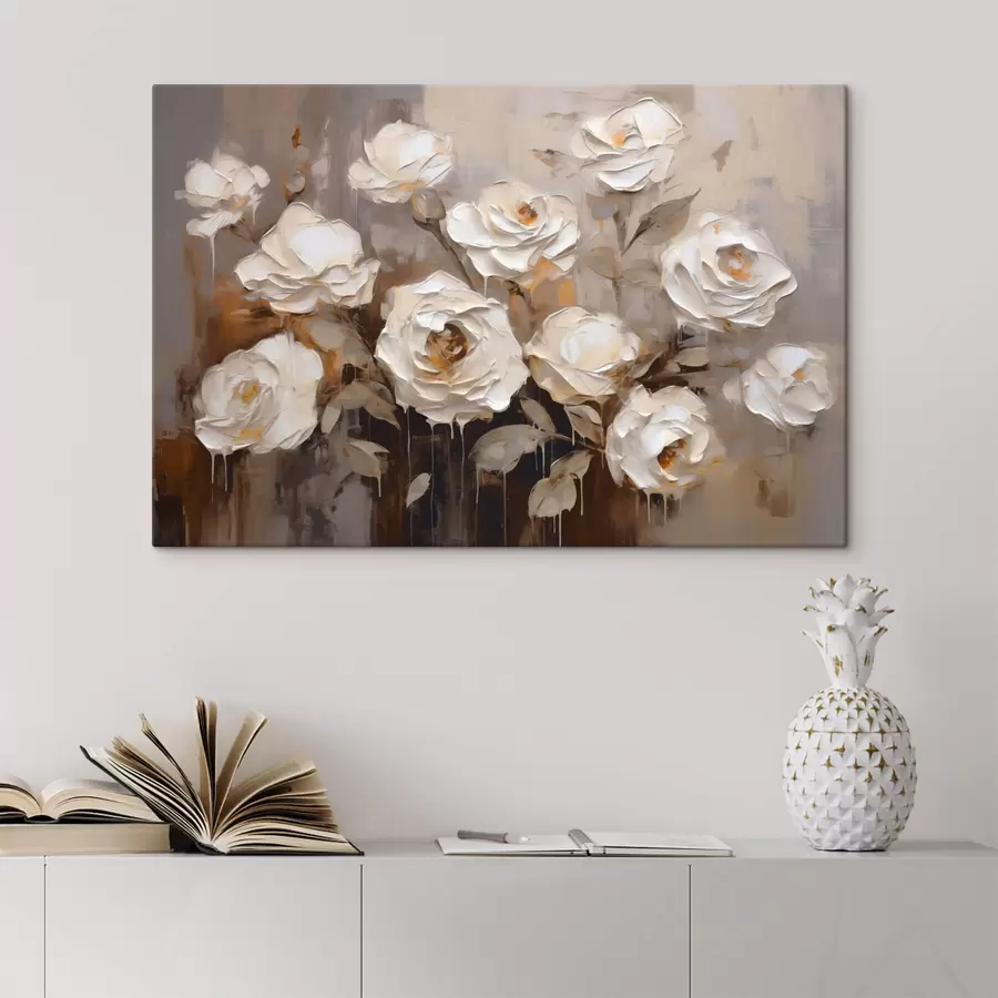 Glezna Abstrakts rožu pušķis s44364