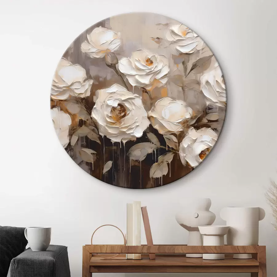 Glezna Abstrakts rožu pušķis r44364