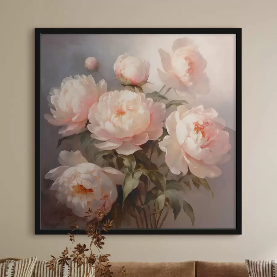 Fototapetes Peoniju pušķis f44412