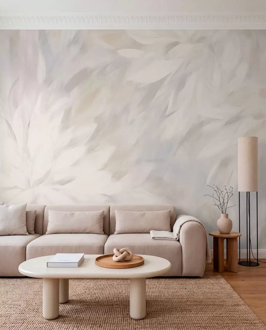 Fototapetes Ziedi mīksto triepienu stilā w03986