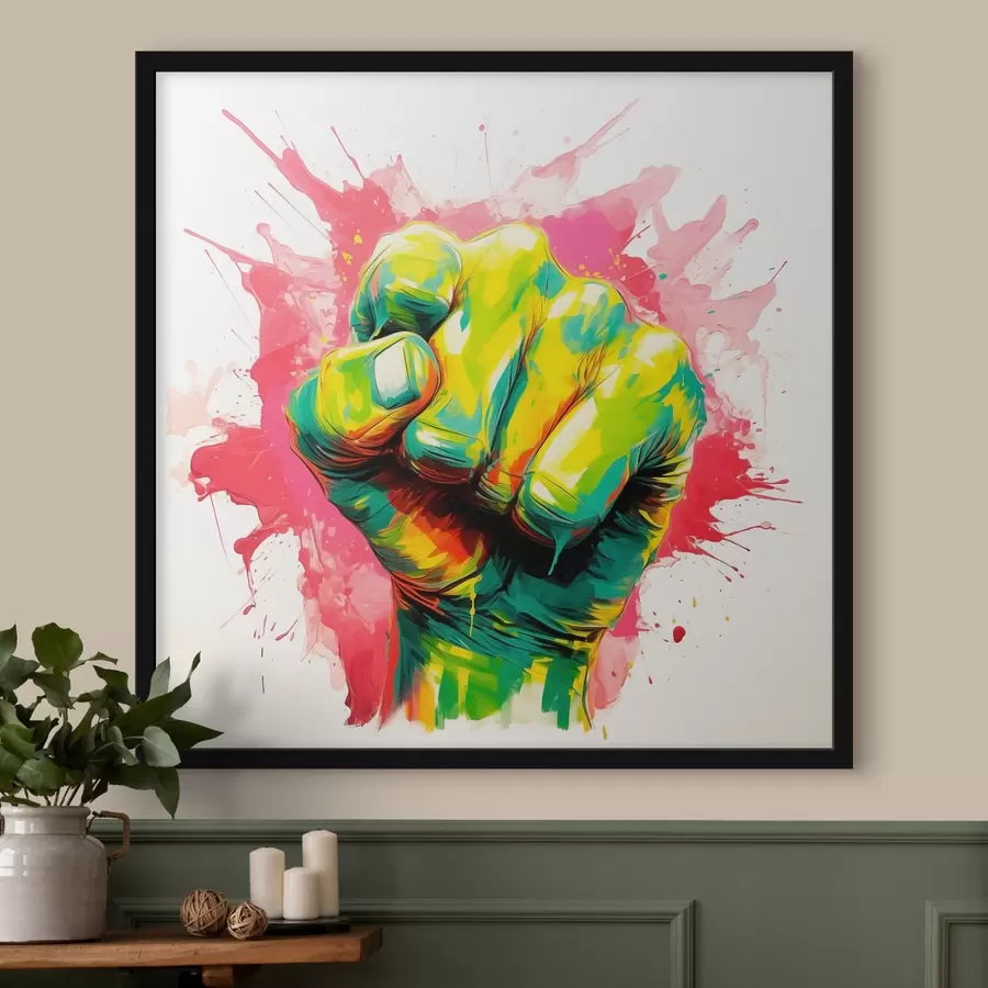 Fototapetes Ar krāsu piesātināts dūriens f44355