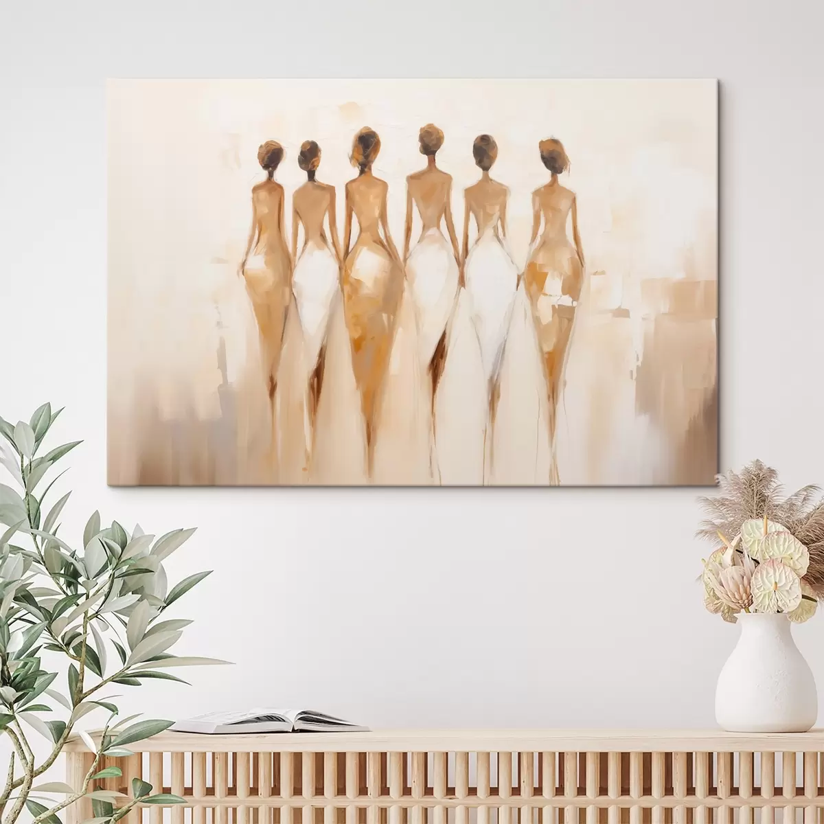 Glezna Meiteņu abstrakcija s44420