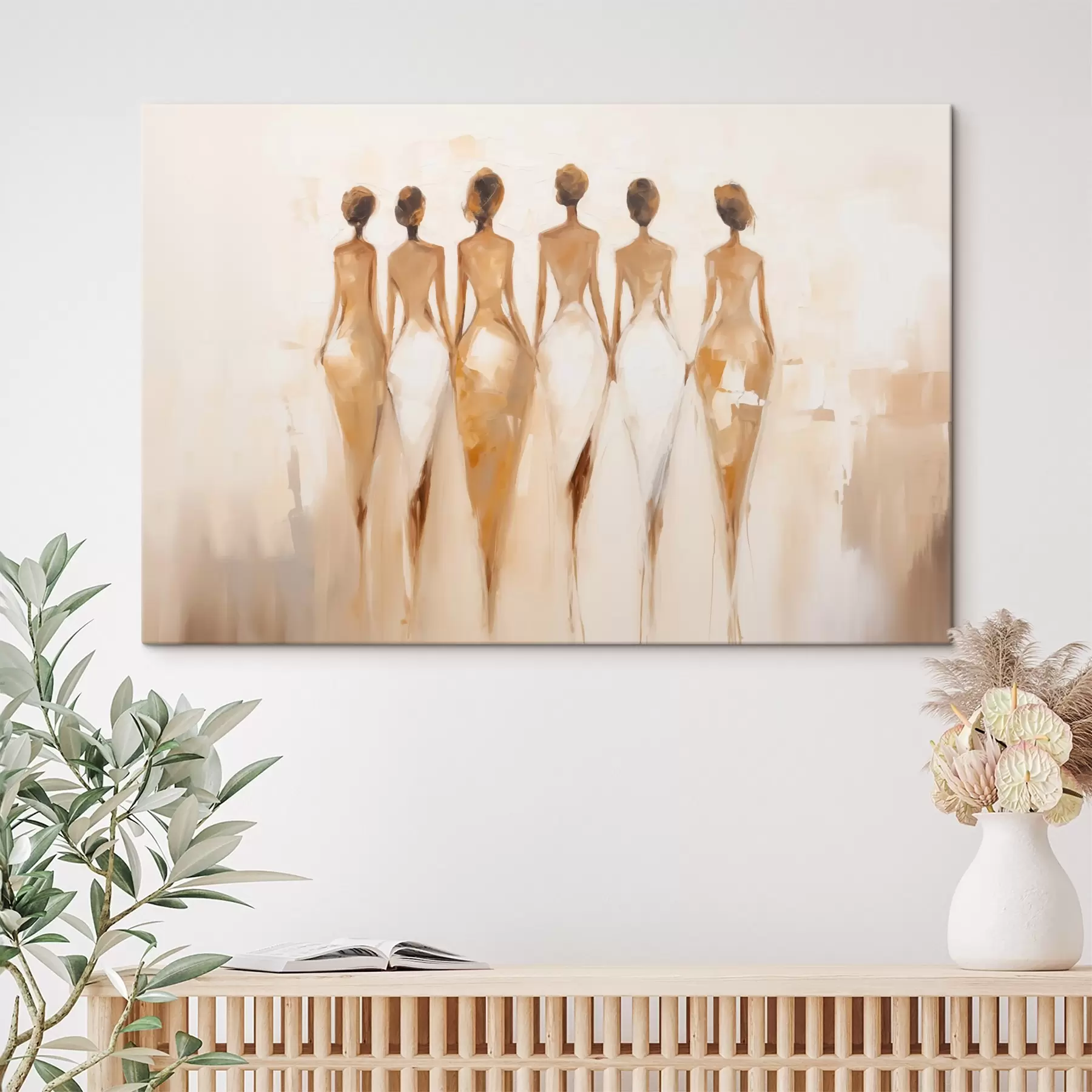 Glezna Meiteņu abstrakcija s44420