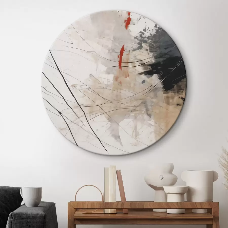 Glezna Plankumu, līniju abstrakcija r44418