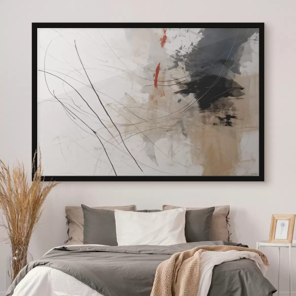 Plakāts Plankumu, līniju abstrakcija f44418