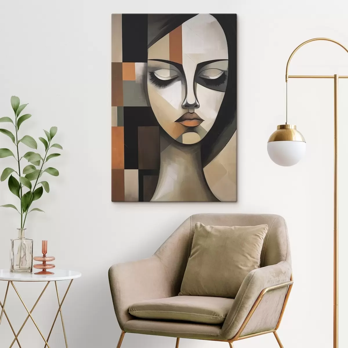 Glezna Ģeometriskā seja s44491