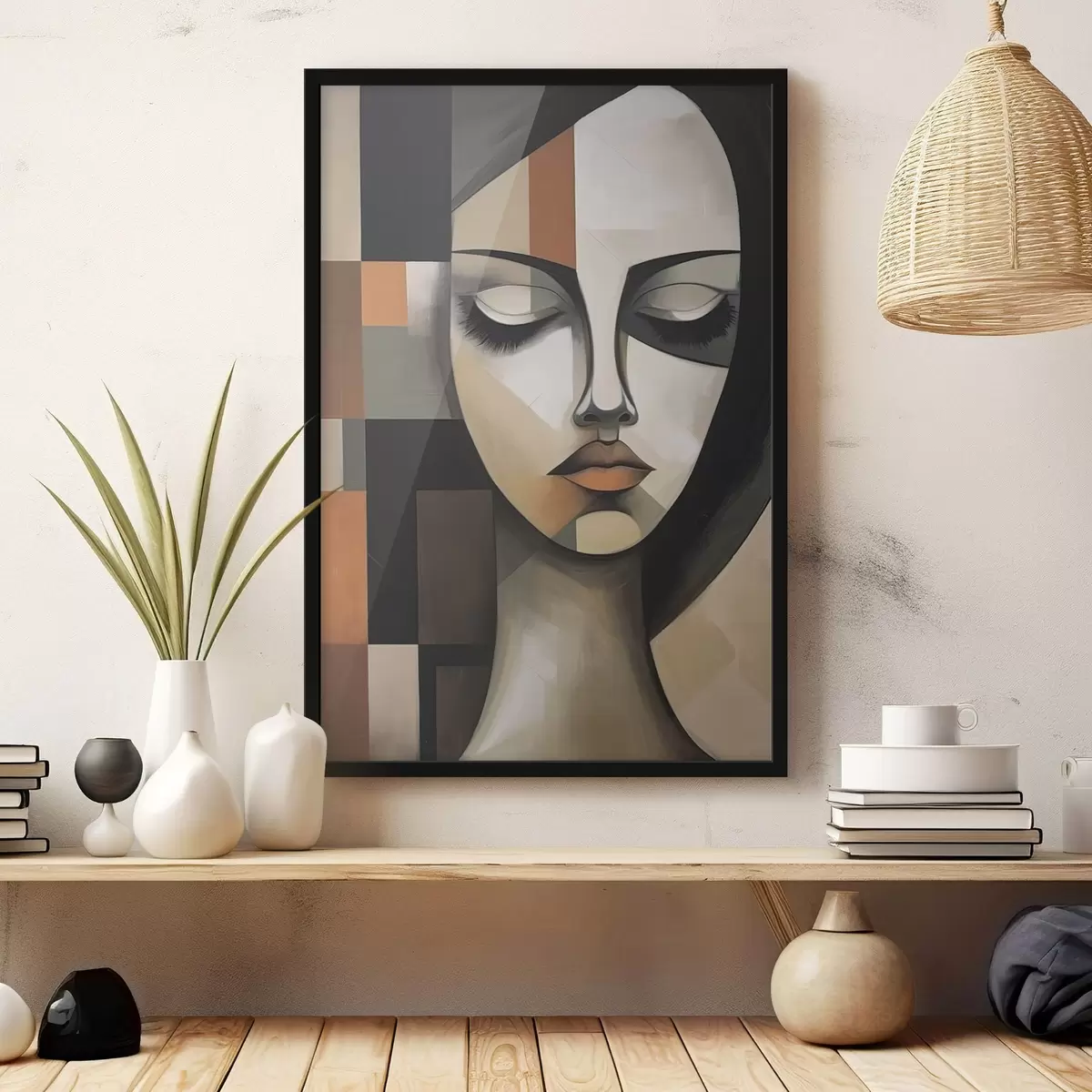 Plakāts Ģeometriskā seja f44491