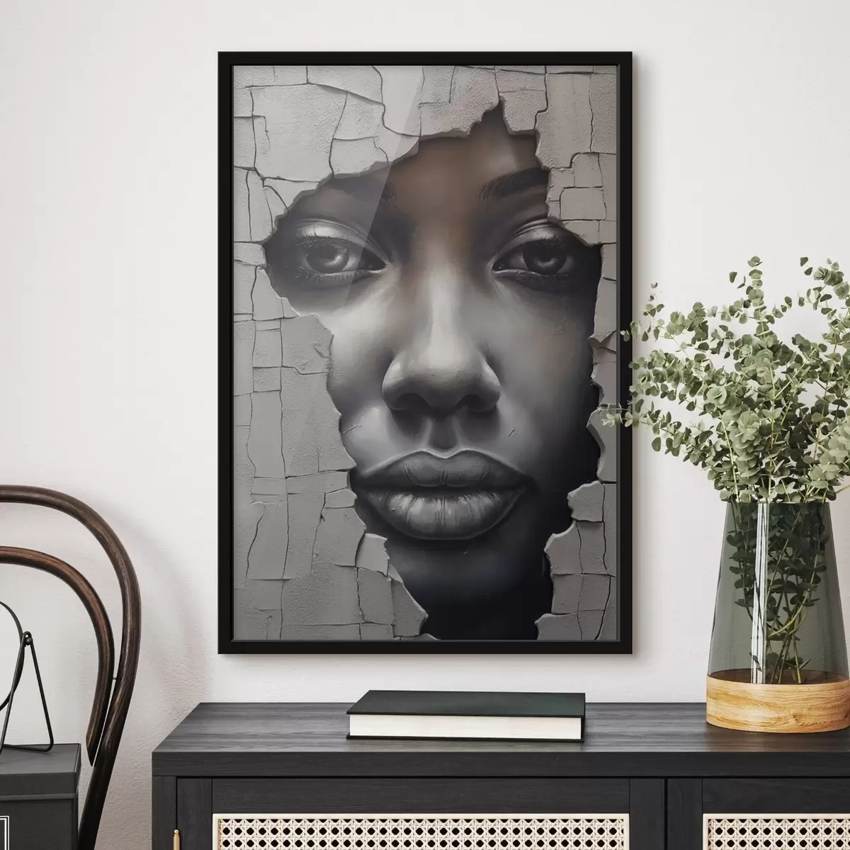 Plakāts Sejas sienu plaisās f44495