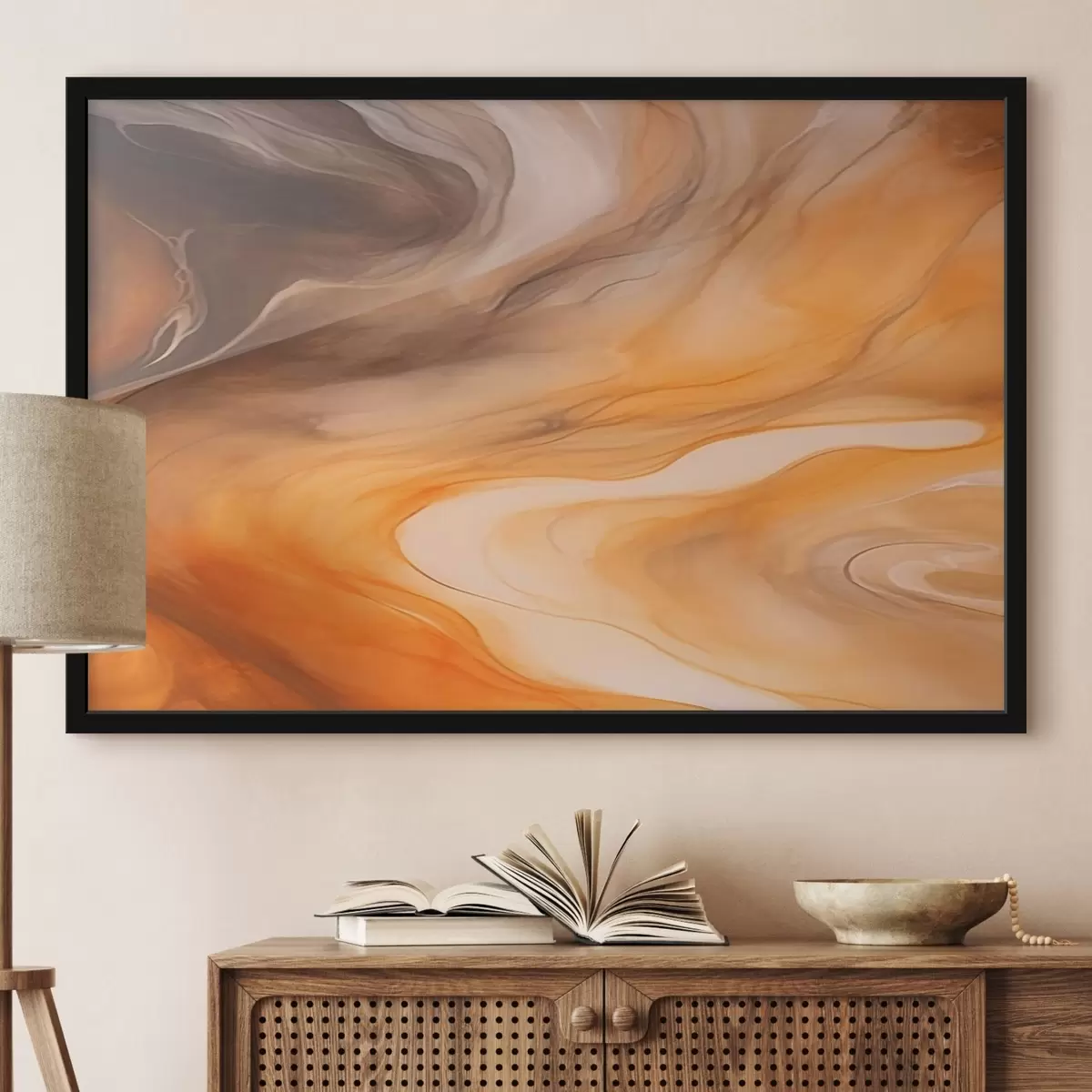 Plakāts Siltie abstraktie viļņi f44496