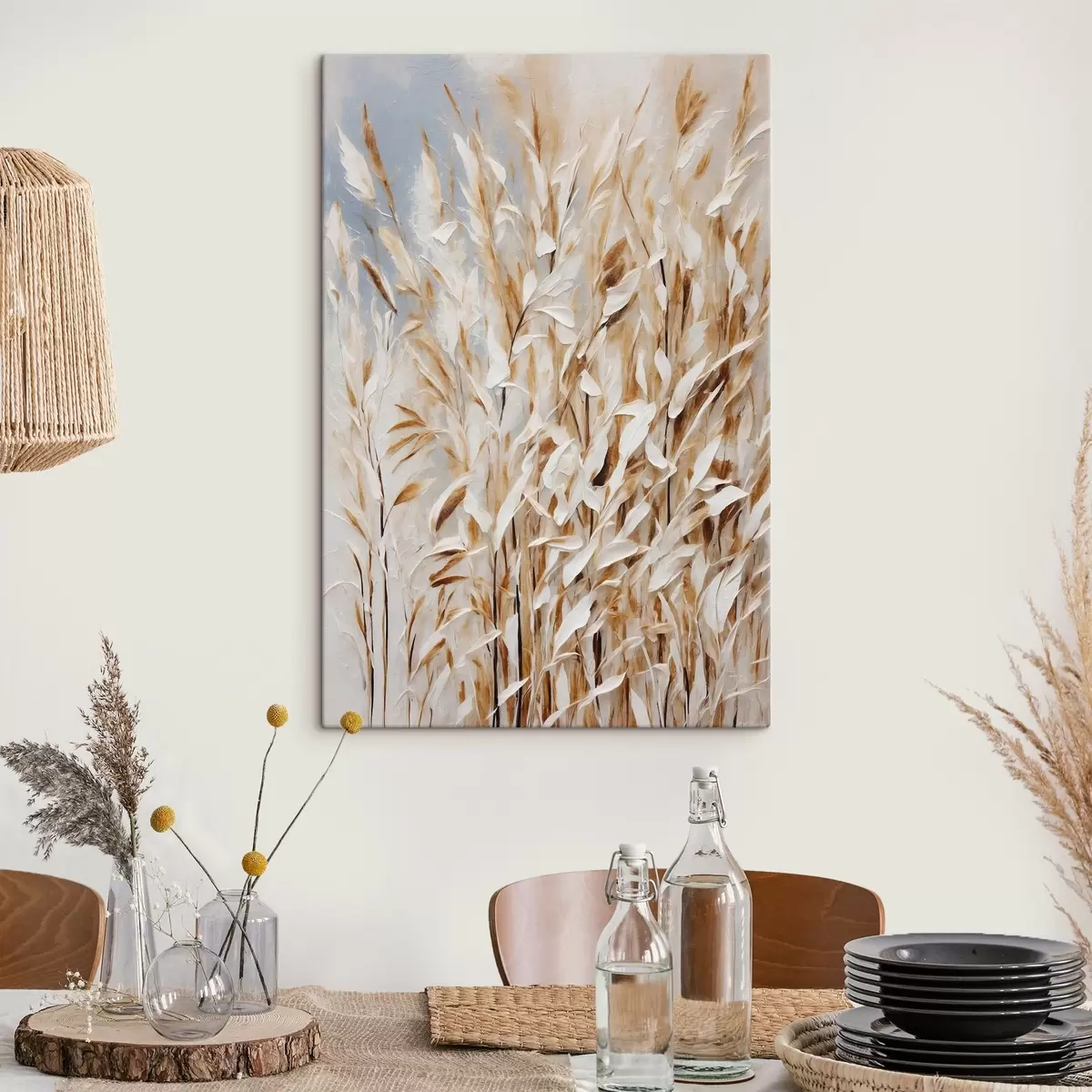 Glezna Abstraktie kvieši akrila glezniecības stilā s44467