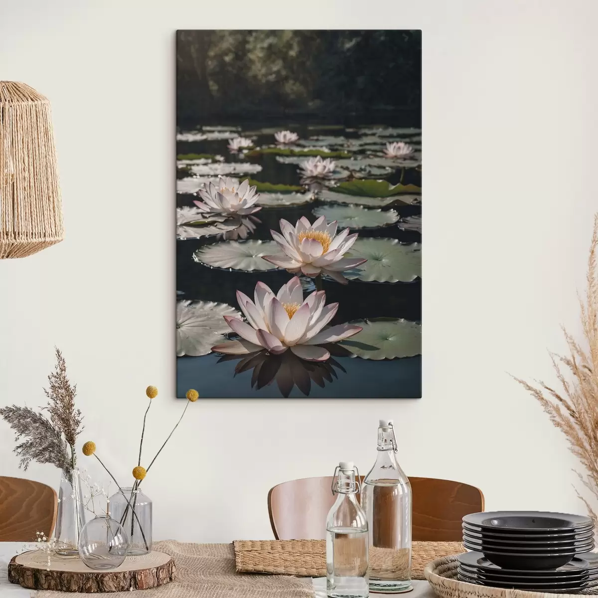 Glezna Peldoši ziedi s44478