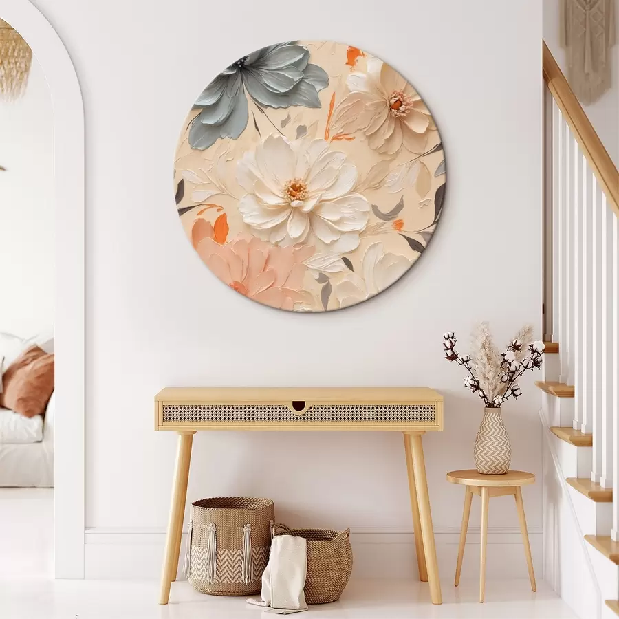 Glezna Dažādi ziedi eļļas gleznošanas stilā r44455