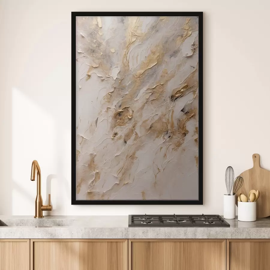 Fototapetes Abstraktā dzeltena un balta ceļš akrila glezniecības stilā Sarkans zieds uz balti sarkana fona balta eļļas glezna f44439