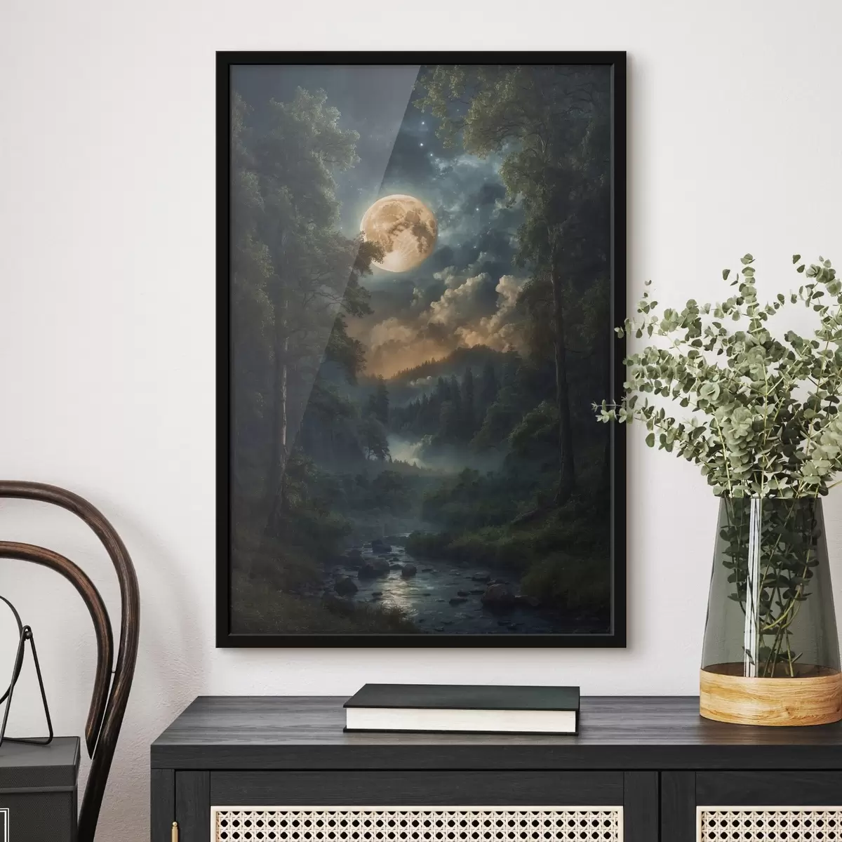Plakāts Pilnmēness mežā f44454