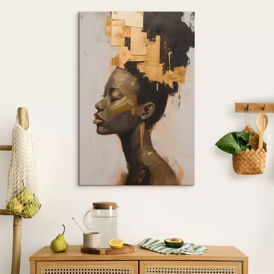 Glezna Sievietes abstrakts portrets s44520