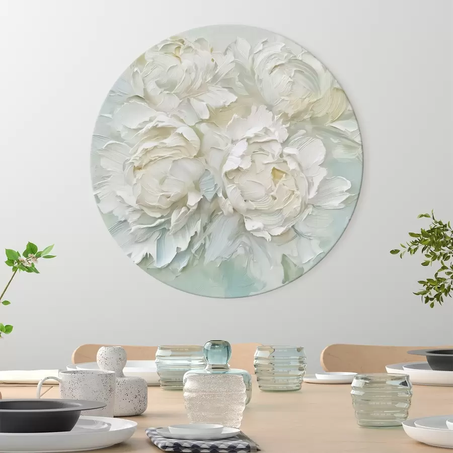 Glezna Peoniju imitācijas glezniecība r44522